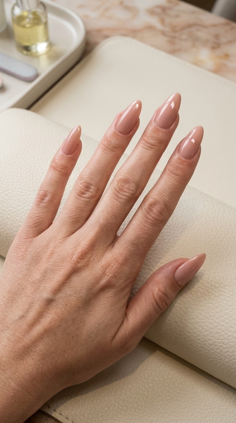 Almond gel extensions